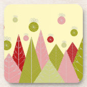 Dessous-de-verre Illustration de Noël festif (Devant)