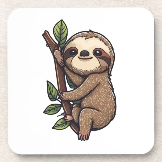 Dessous-de-verre Illustration de Sloth (Devant)