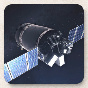 Dessous-de-verre Illustration Du Dragon Xl Spacecraft.