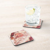 Dessous-de-verre Illustration du Père Noël Vintage (Côté Droit)