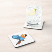 Dessous-de-verre Illustration du perroquet de dessin (Côté Droit)