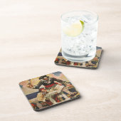 Dessous-de-verre Illustration du pirate et de l'accouplement de bar (Côté Droit)