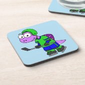 Dessous-de-verre Illustration D'Un Joueur De Spinosaurus. (Côté gauche)