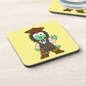 Dessous-de-verre Illustration D'Un Pirate De Stegosaurus, Jack Spar (Côté gauche)