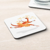 Dessous-de-verre Illustration D'Un Raptor Danseur Ballerina. 2 (Côté gauche)