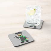 Dessous-de-verre Illustration D'Un Soudeur De Stegosaurus. (Côté Droit)