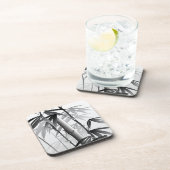 Dessous-de-verre Illustration d'une peinture orientale de style (Côté Droit)