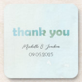 Dessous-de-verre Illustration florale de l'aquarelle artistique (Devant)