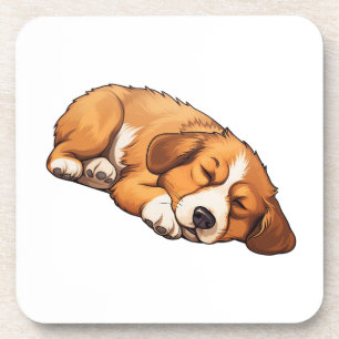 Dessous-de-verre Illustration pour chien de dessin