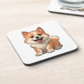 Dessous-de-verre Illustration pour chien de dessin (Côté gauche)