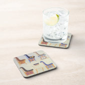 Dessous-de-verre Illustrations de divers sièges et armchai peints (Côté Droit)