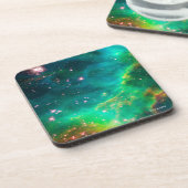 Dessous-de-verre Image de galaxie de groupe d'étoile de nébuleuse (Côté gauche)