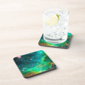 Dessous-de-verre Image de galaxie de groupe d'étoile de nébuleuse (Côté Droit)