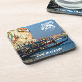 Dessous-de-verre Image faite sur commande de gondole - Venise, (Côté gauche)