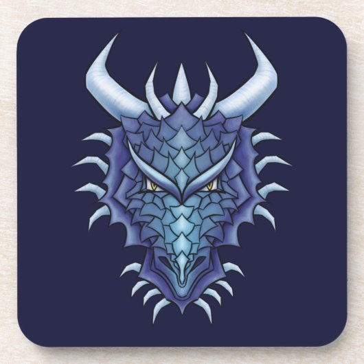 Dessous-de-verre Imaginaire Blue Dragon Head (Devant)