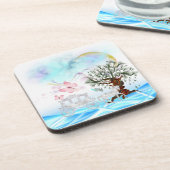 Dessous-de-verre Imaginaire Crystal Horse Carriage (Côté gauche)