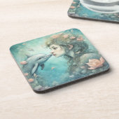 Dessous-de-verre Imaginaire dauphin 3 (Côté gauche)