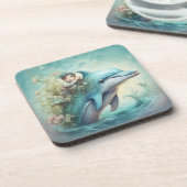 Dessous-de-verre Imaginaire dauphin 5 (Côté gauche)