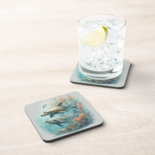 Dessous-de-verre Imaginaire dauphin 6