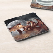 Dessous-de-verre Imaginaire Dragon & Lune (Côté gauche)