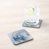 Dessous-de-verre Imaginaire dynamique tons bleus Abstraits Art frac (Côté Droit)