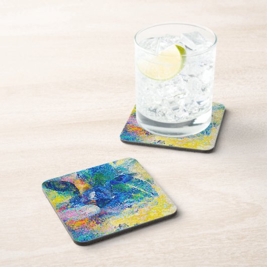 Dessous-de-verre Impression Abstraite dynamique (Côté Droit)