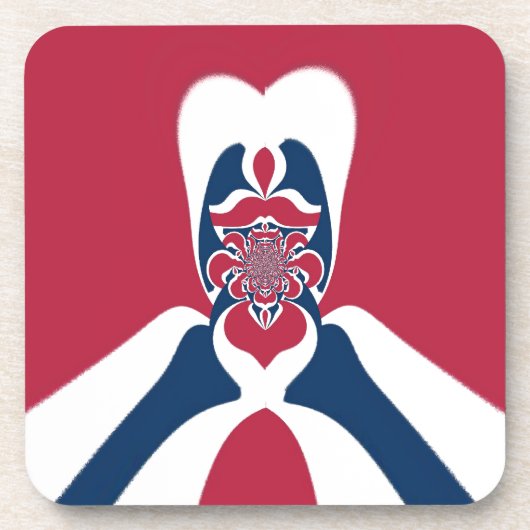 Dessous-de-verre Impression Abstraite E.T. (Devant)