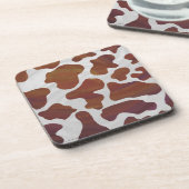 Dessous-de-verre Impression Brown et blanche de vache (Côté gauche)