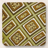 Dessous-de-verre Impression d'architecture verte et Brown (Devant)