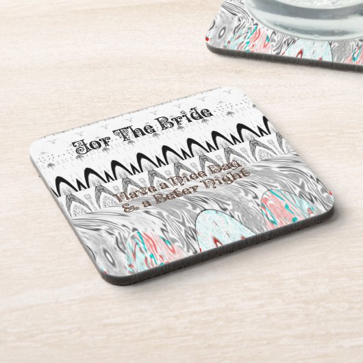 Dessous-de-verre Impression d'art cadeau Fête des mariées (Côté gauche)