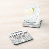 Dessous-de-verre Impression d'art pour cadeau de fête de fiançaille (Côté Droit)