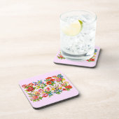 Dessous-de-verre impression de collection de fleurs florales épique (Côté Droit)