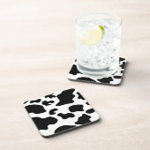 Dessous-de-verre Impression de vache noire et blanche (Côté Droit)