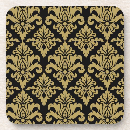 Dessous-de-verre Impression décorative Damask Fabric (Devant)