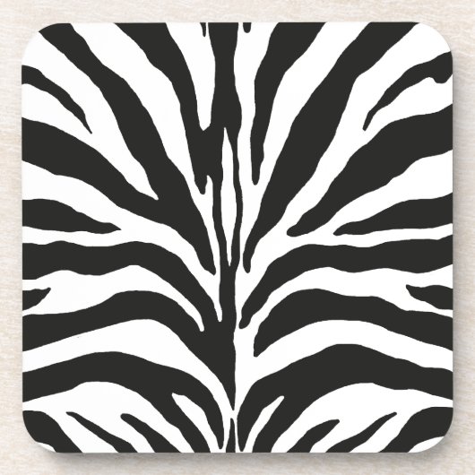 Dessous-de-verre Impression Zebra (Devant)