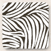 Dessous-de-verre Impression Zebra Brown (Devant)