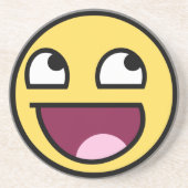 Dessous de verre impressionnants de visage (Devant)