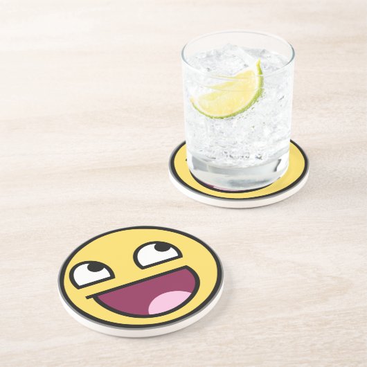 Dessous de verre impressionnants de visage (Côté)