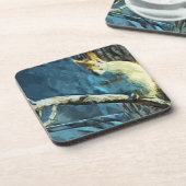 Dessous-de-verre Impressionnisme Abstrait de l'écureuil rouge améri (Côté gauche)