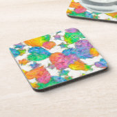 Dessous-de-verre Impressionniste Pastel Valentine Hearts (Côté gauche)