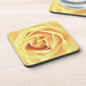 Dessous-de-verre imprimé rose jaune (Côté gauche)