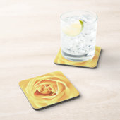 Dessous-de-verre imprimé rose jaune (Côté Droit)