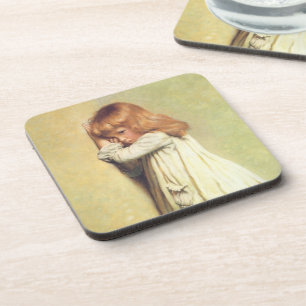 Dessous-de-verre In Disgrace de Charles Burton Barber, Vintage Art