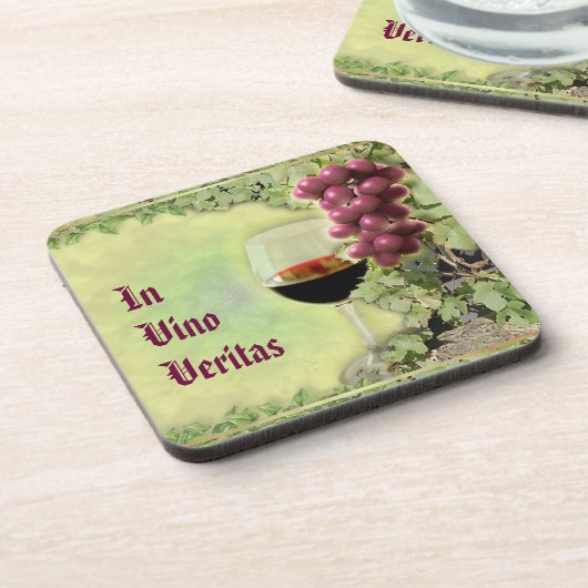 Dessous-de-verre In Vino Veritas (Côté gauche)