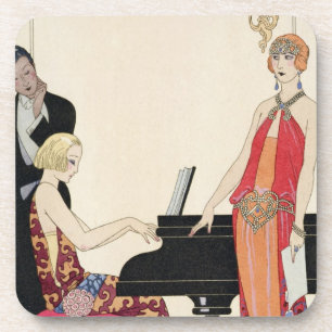 Dessous-de-verre Incantation, illustration pour 'Gazette du Bon