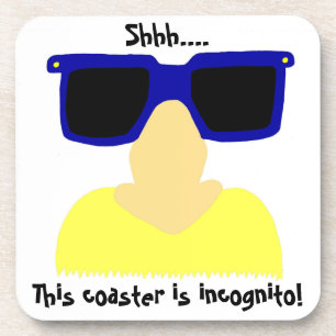 Dessous de verre Incognito Mustache & Lunettes - E