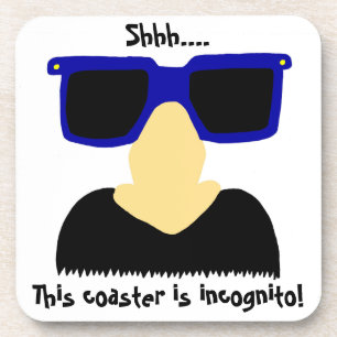 Dessous de verre Incognito Mustache & Lunettes - E