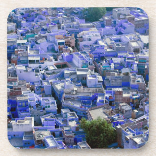Dessous-de-verre INDE, Rajasthan, Jodhpur : Ville bleue de Jodhpur