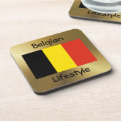 Dessous-de-verre Indicateur Belgique+Dessous de verre texte (Côté gauche)