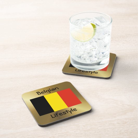 Dessous-de-verre Indicateur Belgique+Dessous de verre texte (Côté Droit)